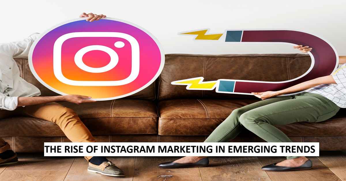 magnet attract Instagram icon this image about the THE RISE OF INSTAGRAM MARKETING IN EMERGING TRENDS