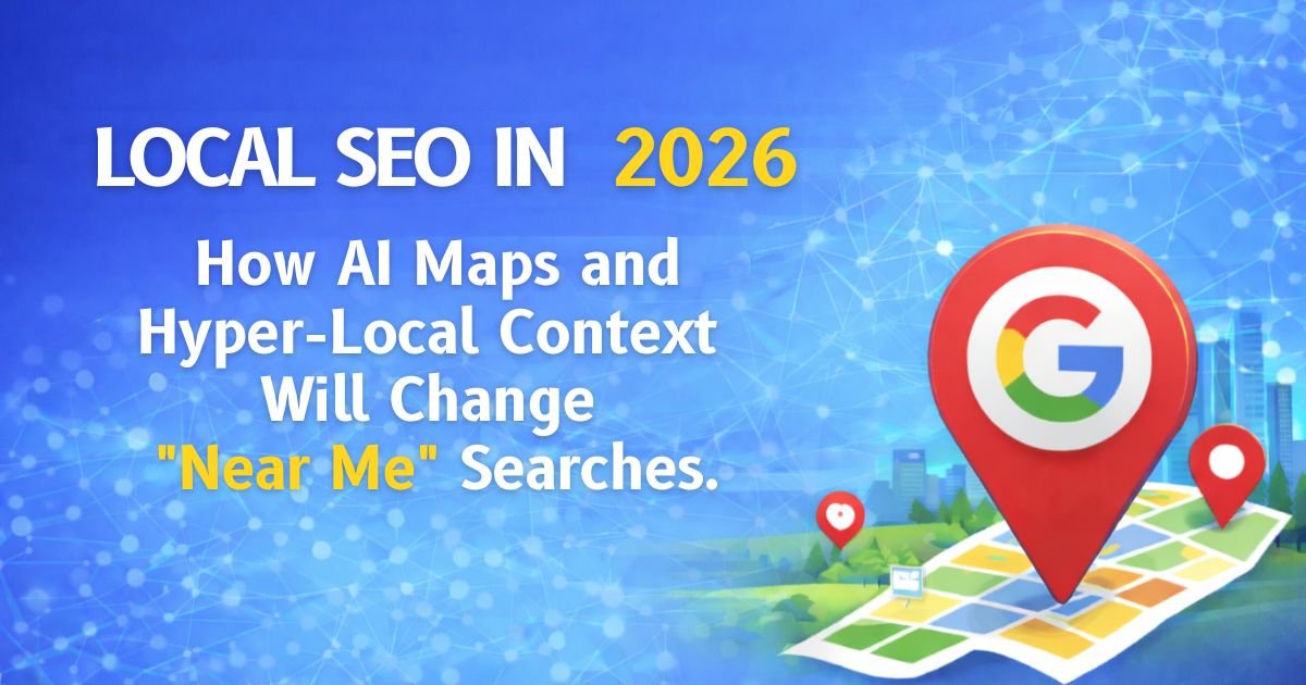 Local SEO in 2026: How AI Maps and Hyper-Local Context Will Change “Near Me” Searches.