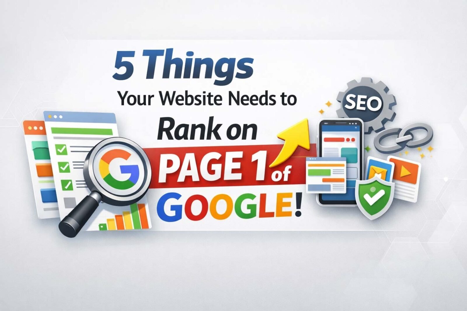 How to Rank Your Website on Page 1 of Google: 5 SEO Essentials