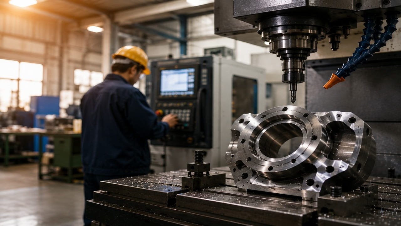 Google Ads Services by Arihant Global helping a manufacturing company generate qualified B2B leads through PPC campaign optimization in a CNC manufacturing facility.