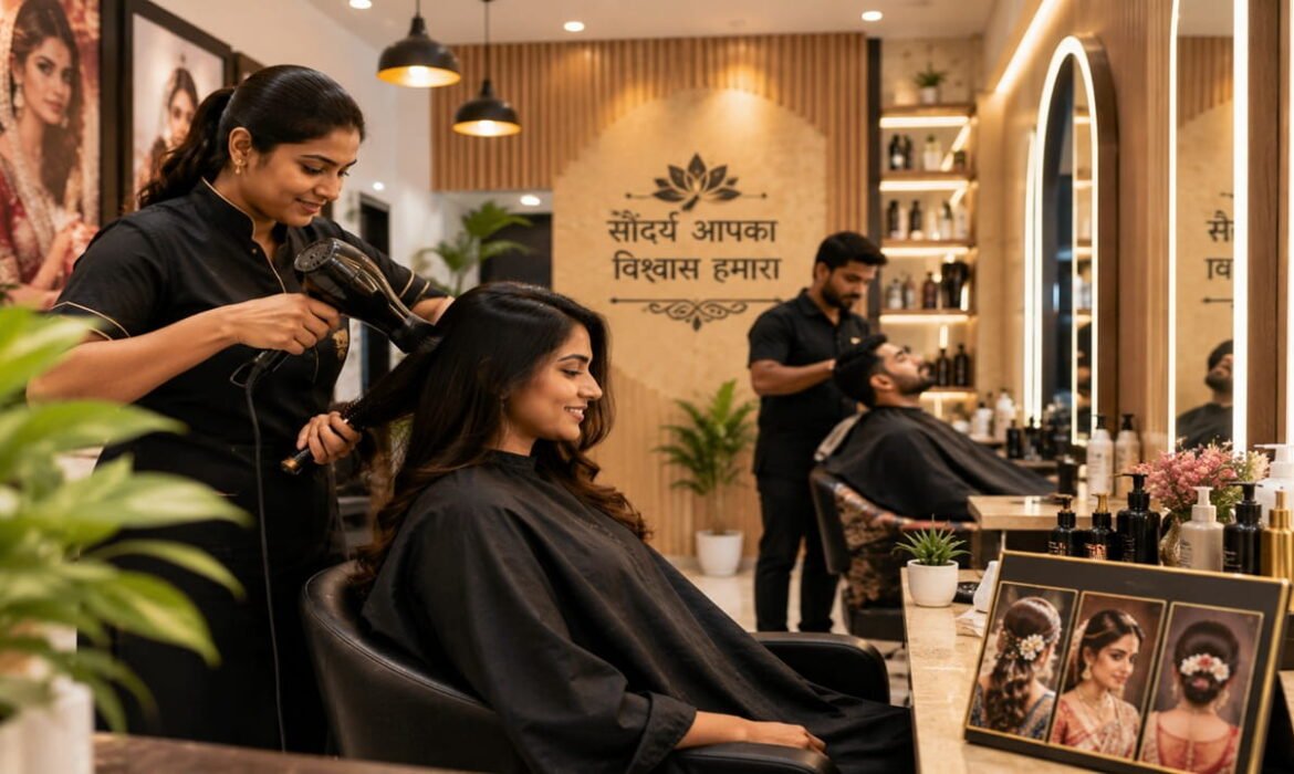 Local SEO services case study showing a salon business improving customer engagement, booking calls, and Google Business Profile visibility through local search optimization.