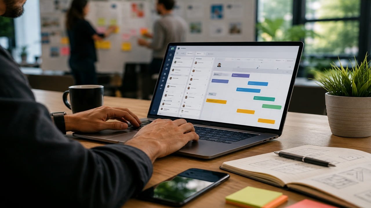 B2B SaaS project management platform for creative agencies showing demo funnel optimization, paid acquisition growth, qualified lead generation, and improved demo booking performance.