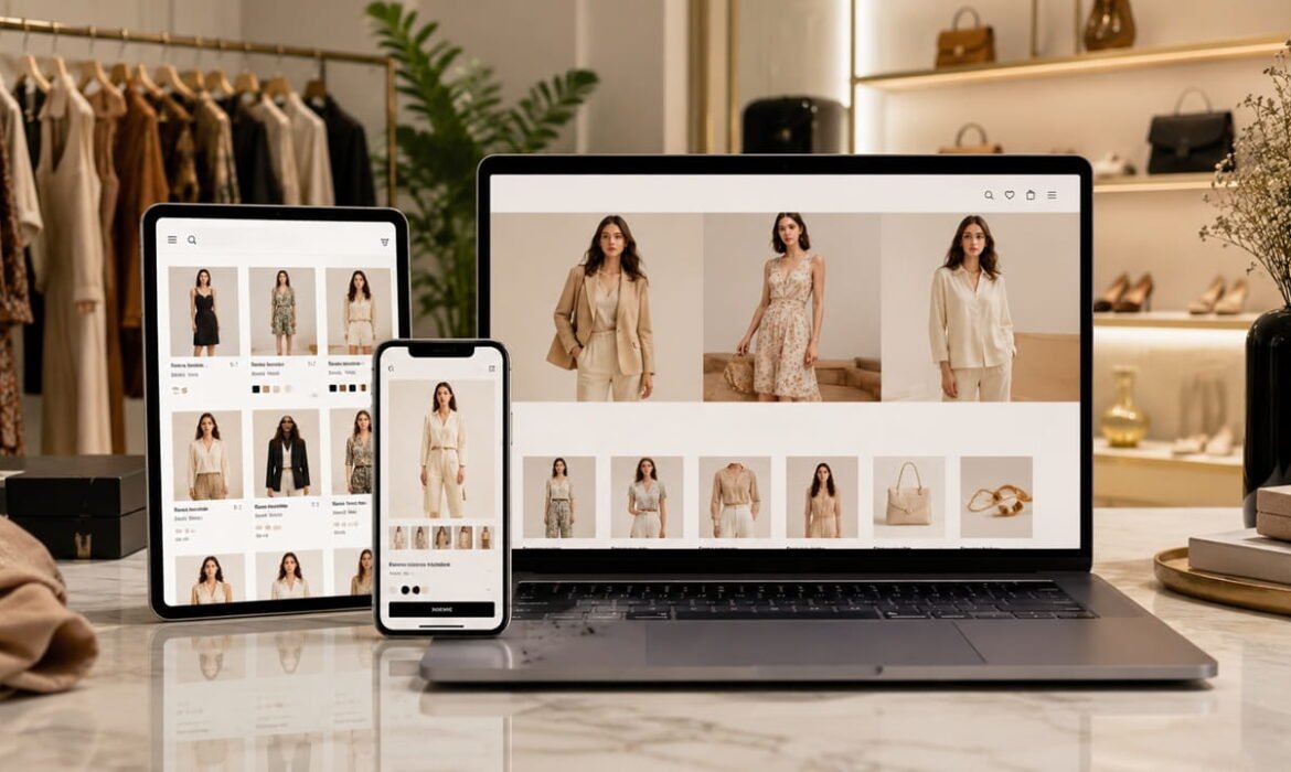 Website Development case study showing a fashion ecommerce storefront redesign focused on improving user experience, checkout flow, conversion rate, and online shopping performance.